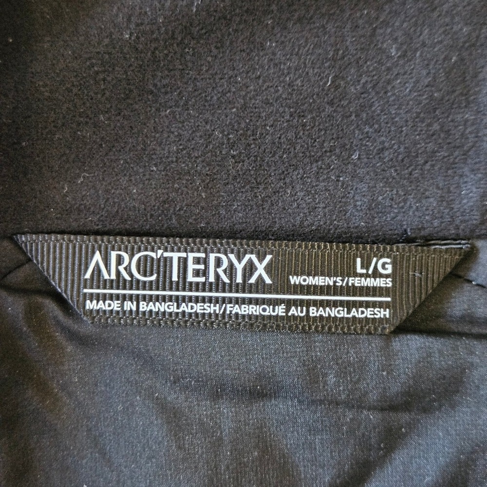 Arc'teryx Atom LT Jacket Women's Large Black NWT Lightweight Insulated Coat - Picture 9 of 9